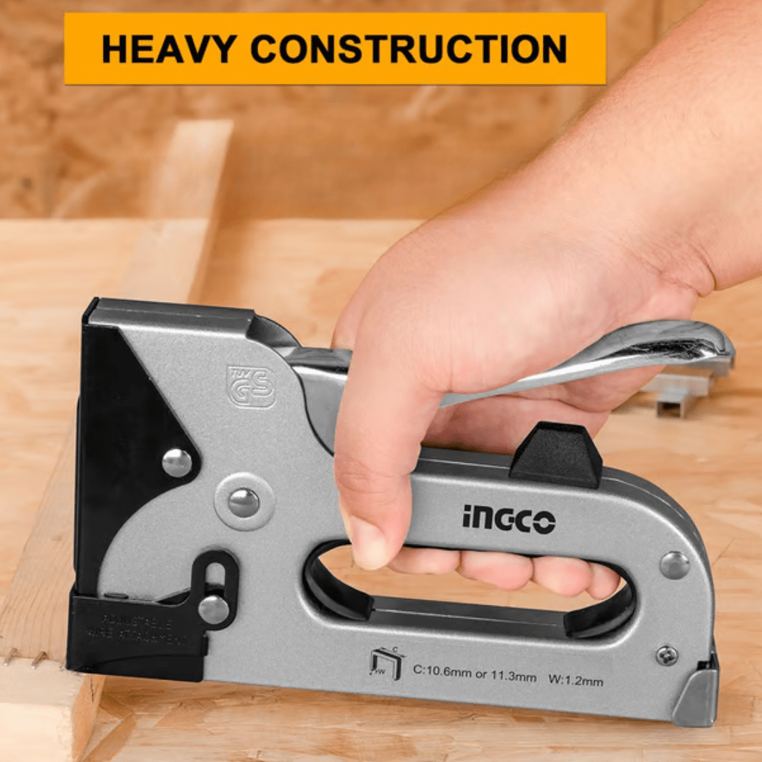 Ingco Staplers Riveters & Fasteners Ingco Heavy-Duty Staple Gun – HSG1404