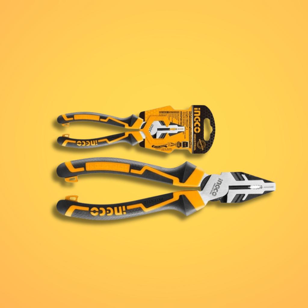Ingco Pliers Ingco High Leverage Combination Pliers 7" with Multi-Function Design – HHCP28180
