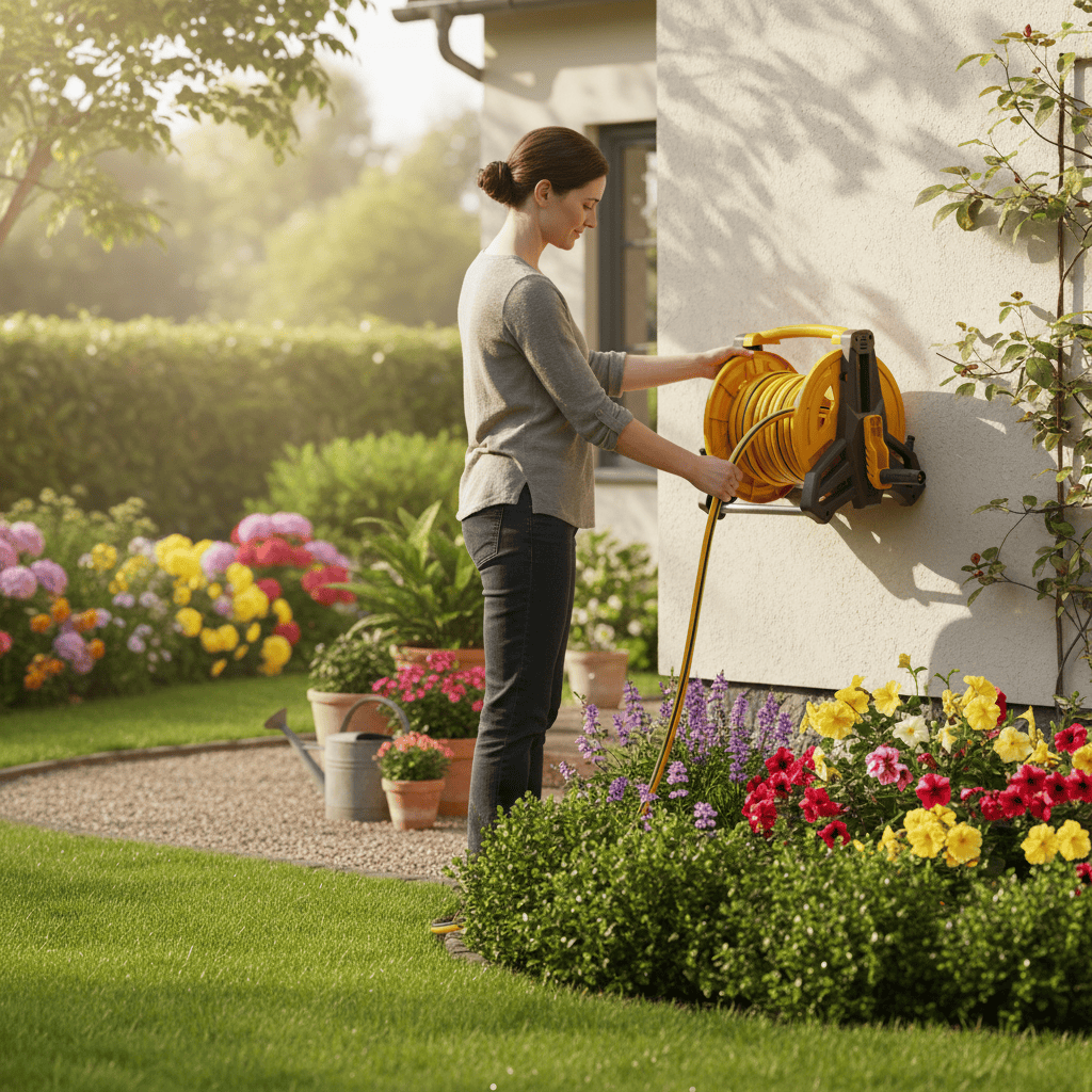 Ingco Gardening Tool Ingco Hose Reel Set With Complete Accessory Kit -  HHR20124