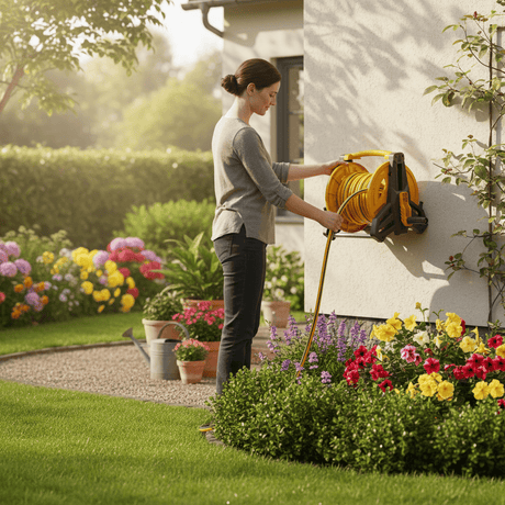 Ingco Gardening Tool Ingco Hose Reel Set With Complete Accessory Kit -  HHR20124