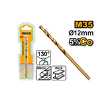 Ingco Drill Bits Ingco HSS-CO M35 Drill Bit - 8mm, 10mm & 12mm