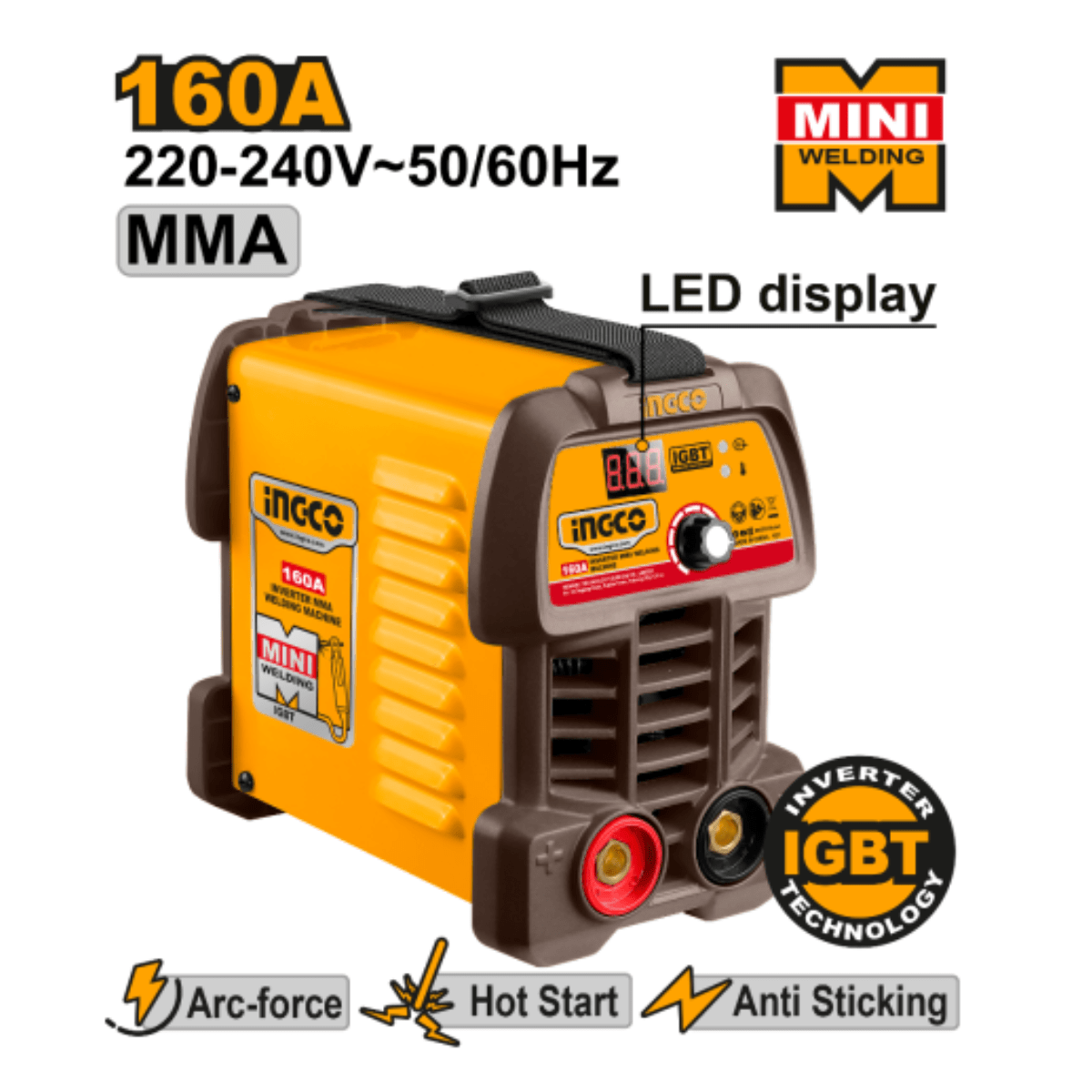 Buy Ingco 160A Inverter MMA Welding Machine – ING-MMA16049 | Shop ...