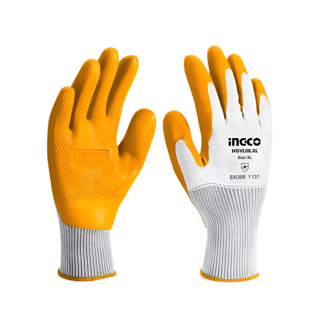 Ingco Work Gloves Ingco Industrial Latex Gloves - HGVL05