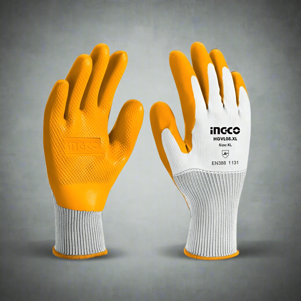 Ingco Work Gloves Ingco Industrial Latex Gloves - HGVL05