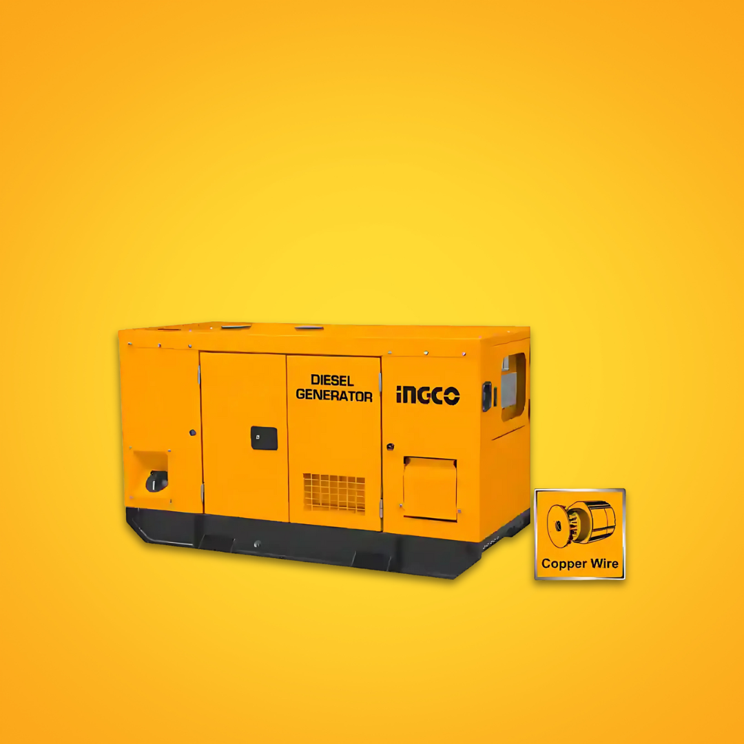 Ingco Generator Ingco Industrial Silent Diesel Generator 15KW - GSE150K3.1