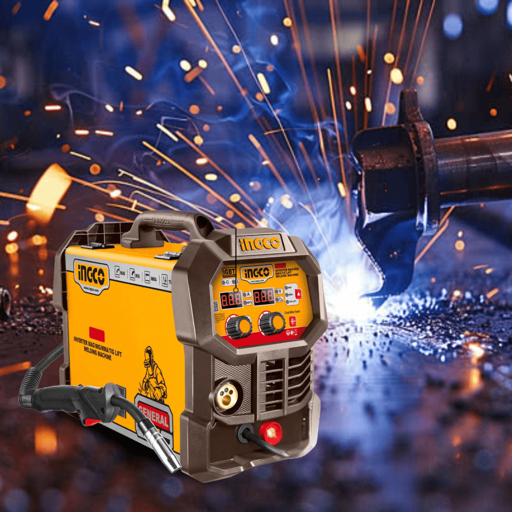 Ingco Welding Machine & Accessories Ingco Inverter MAG/MIG/MMA/TIG Lift welding machine 160A - ING-MGT16058