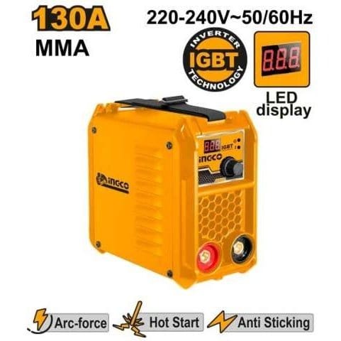 Ingco Welding Machine & Accessories Ingco Inverter MMA Welding Machine 130 AMP - ING-MMA13018