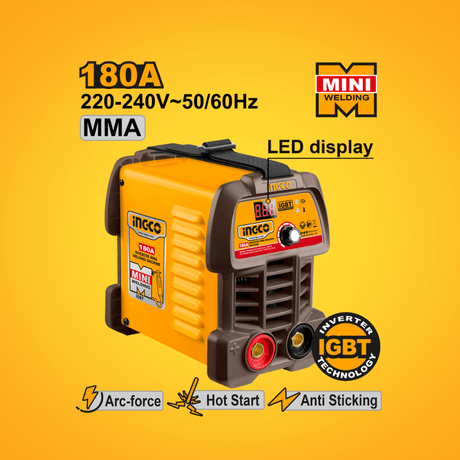 Ingco Welding Machine & Accessories Ingco Inverter MMA Welding Machine - ING-MMA18049