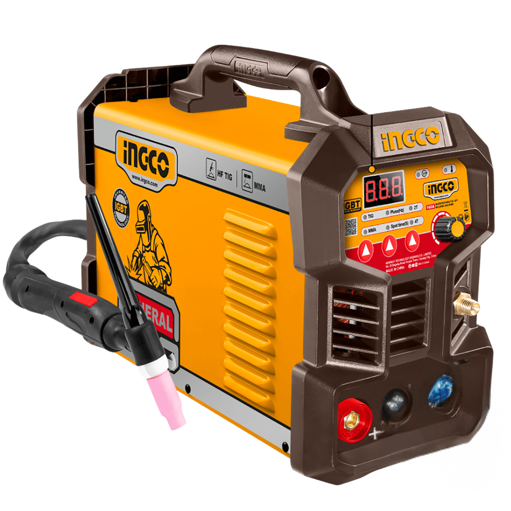 Ingco Welding Machine & Accessories Ingco Inverter TIG/MMA Welder 160A IGBT -  ING-TIG16058