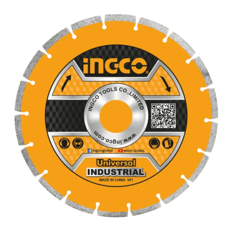 Ingco Grinding & Cutting Wheels Ingco Laser Welded Rim Diamond Disc for Asphalt Cutting 405mm – DMD064051