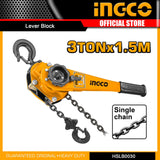 Ingco Hanging Tools Ingco Lever Block 3Ton & 6Ton - HSLB0030 & HSLB0060