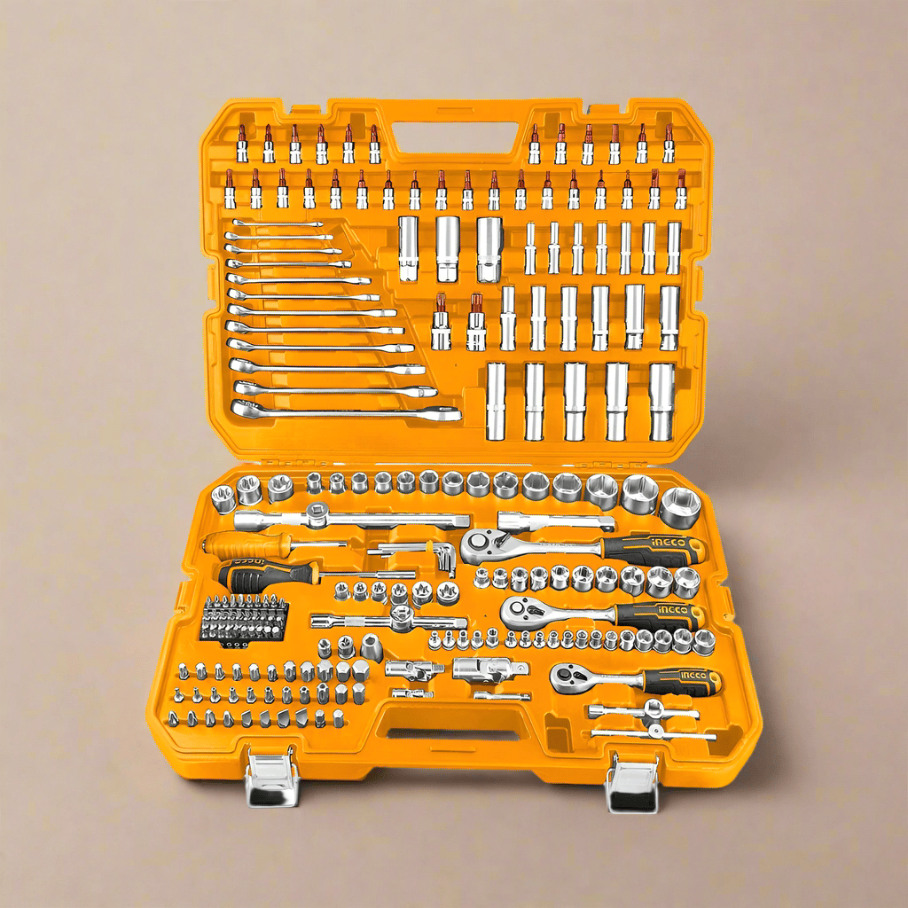 Ingco Power Tool Combo Kit Ingco Lithium-ion 126 Pcs Cordless Impact Wrench Tools Set - HKTHP31261