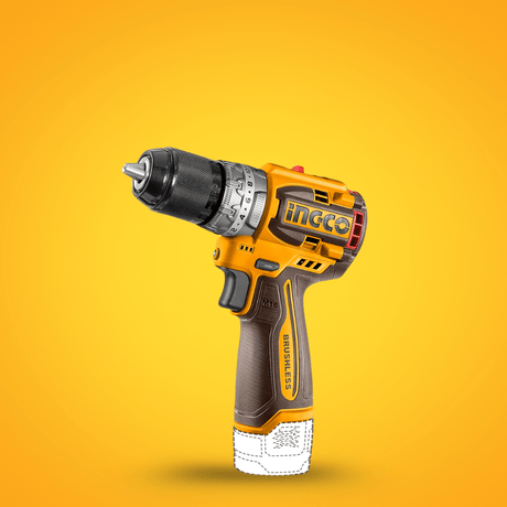Ingco Drill Ingco Lithium-Ion Compact Brushless Cordless Drill 16V - CIDLI16682