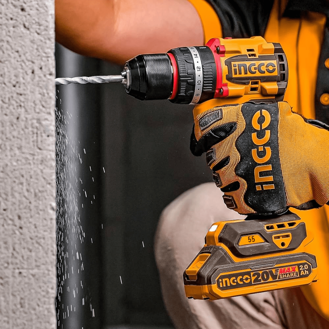 Ingco Drill Ingco Lithium-Ion Compact Brushless Cordless Drill 20V - CDLI205581