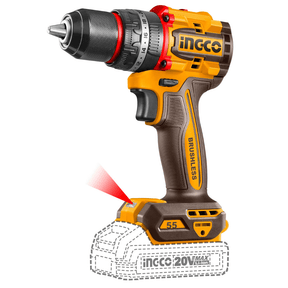 Ingco Drill Ingco Lithium-Ion Compact Brushless Cordless Impact Drill - CIDLI205581