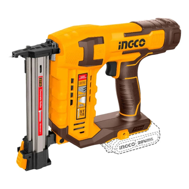 Ingco Nailer & Stapler Ingco Lithium-Ion Cordless Brick Nailer 20V 18mm - CSTLI3805