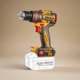 Ingco Drill Ingco Lithium-Ion Cordless Compact Brushless Impact Drill 42V - CIDLI426981