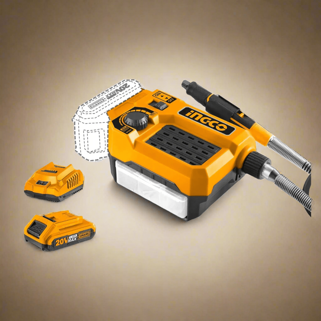 Ingco Grinder Ingco Lithium-Ion Cordless Die Grinder with 20V 2.0Ah Battery & Charger - CMGLI20011
