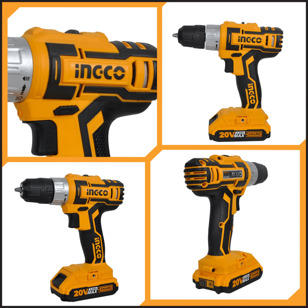 Ingco Drill Ingco Lithium-Ion Cordless Drill 20V - CDLI20025