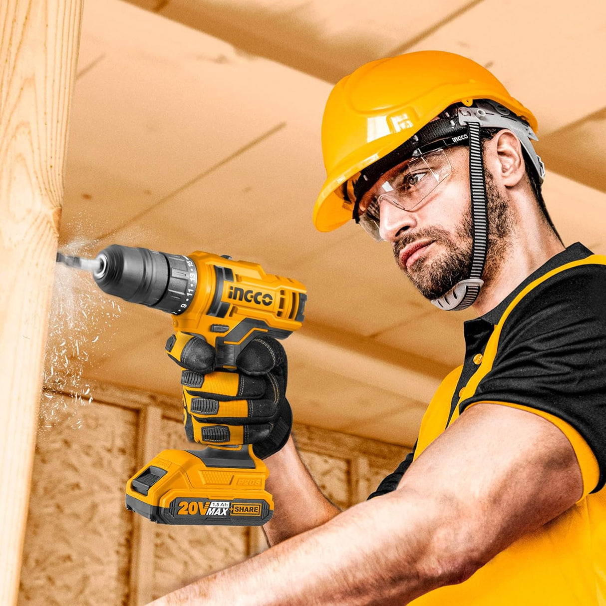 Ingco Drill Ingco Lithium-Ion Cordless Drill 20V - CDLI200515