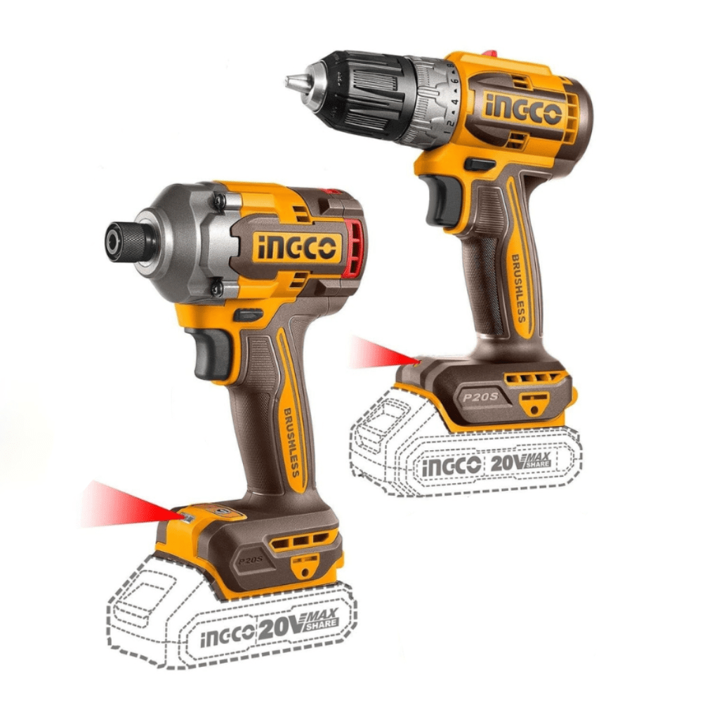 Ingco Impact Wrench & Driver Ingco Lithium-Ion Cordless Drill & Impact Driver - CKLI20272