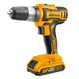 Ingco Drill Ingco Lithium-Ion Cordless Drill with Two 20V Batteries - CDLI200215