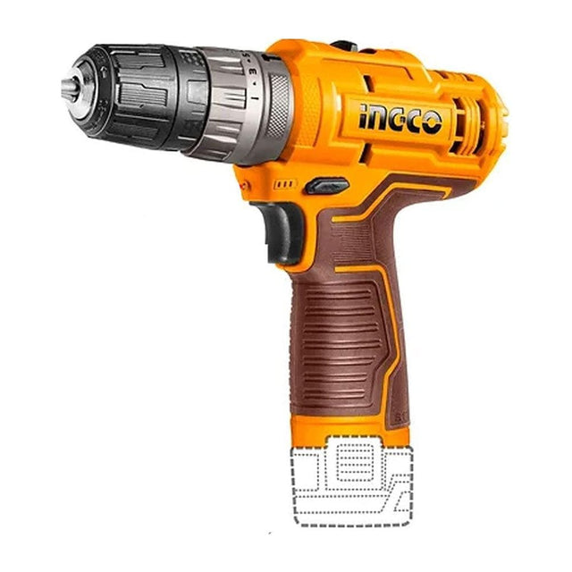 Ingco Drill Ingco Lithium-Ion Cordless Hammer Impact Drill 12V - CIDLI12202