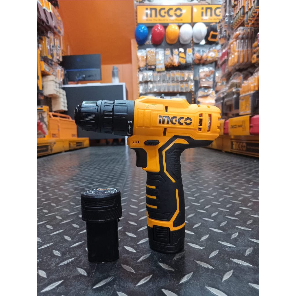 Ingco Drill Ingco Lithium-Ion Cordless Hammer Impact Drill 12V - CIDLI12328