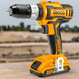 Ingco Drill Ingco Lithium-Ion Cordless Hammer Impact Drill 20V - CIDLI201455