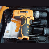 Ingco Drill Ingco Lithium-Ion Cordless Hammer Impact Drill with Two 12V 1.5Ah Batteries & Charger - CIDLI12201