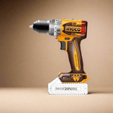 Ingco Drill Ingco Lithium-Ion Cordless Hammer Impact Drill with Two 20V 2.0Ah Batteries & Charger - CIDLI20602
