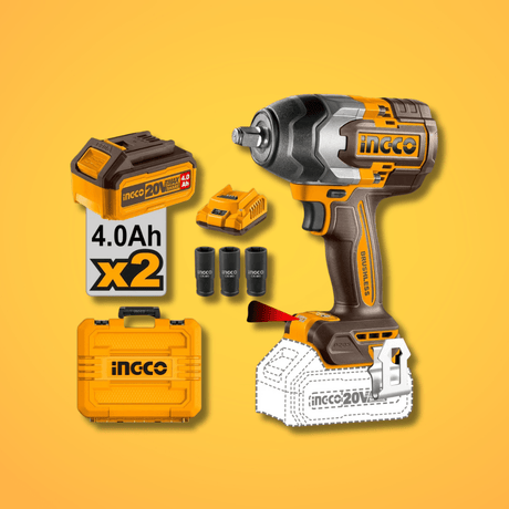 Ingco Impact Wrench & Driver Ingco Lithium-Ion Cordless Impact Wrench - CIWLI2085