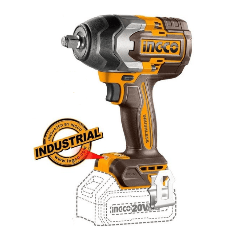 Ingco Impact Wrench & Driver Ingco Lithium-Ion Cordless Impact Wrench - CIWLI2085