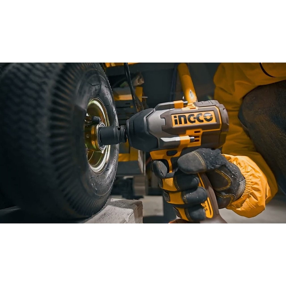 Ingco Impact Wrench & Driver Ingco Lithium-Ion Cordless Impact Wrench - CIWLI2085