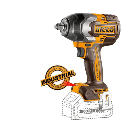 Ingco Impact Wrench & Driver Ingco Lithium-Ion Cordless Impact Wrench - CIWLI2085