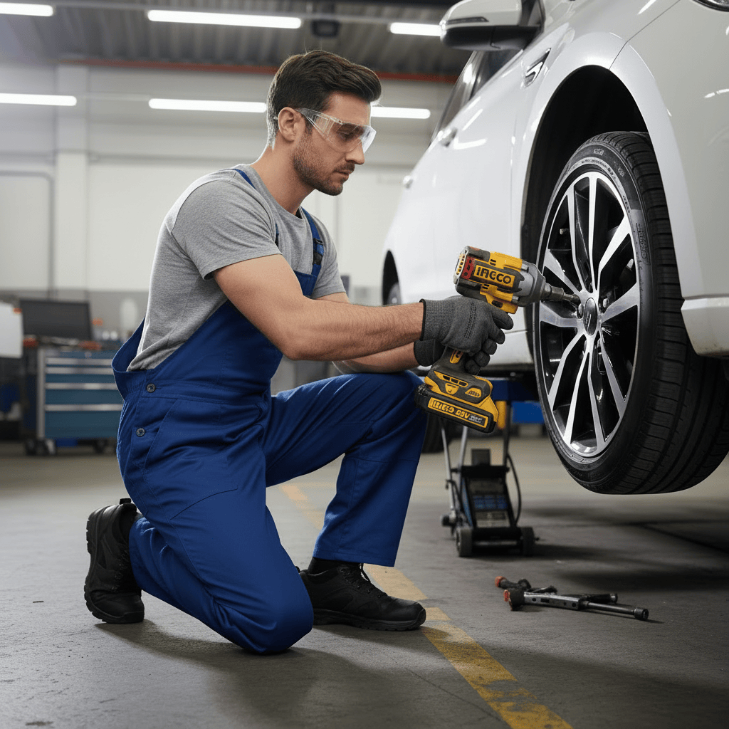 Ingco Impact Wrench & Driver Ingco Lithium-Ion Cordless Impact Wrench Without Battery And Charger - CIWLI20451