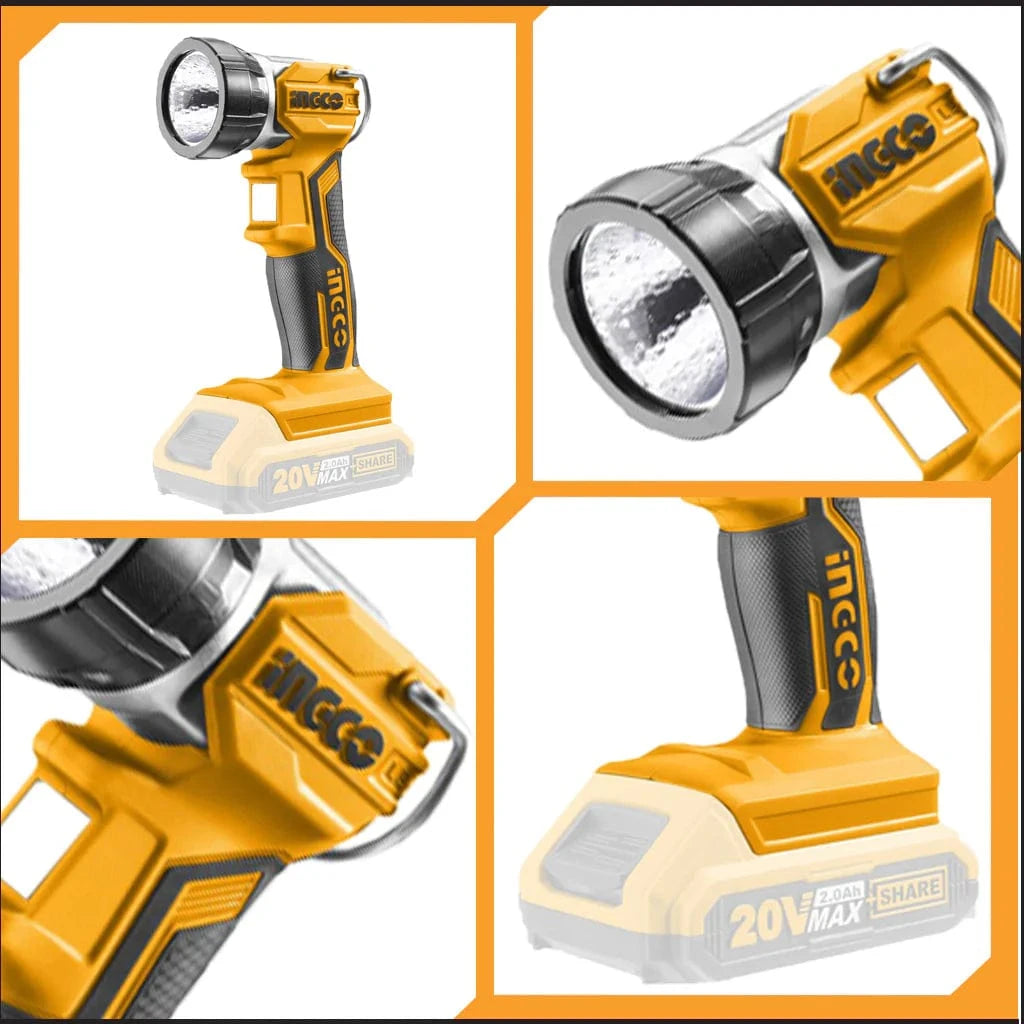 Ingco Outdoor Lighting Ingco Lithium-Ion Cordless Portable Work Lamp 20V - CWLI2001