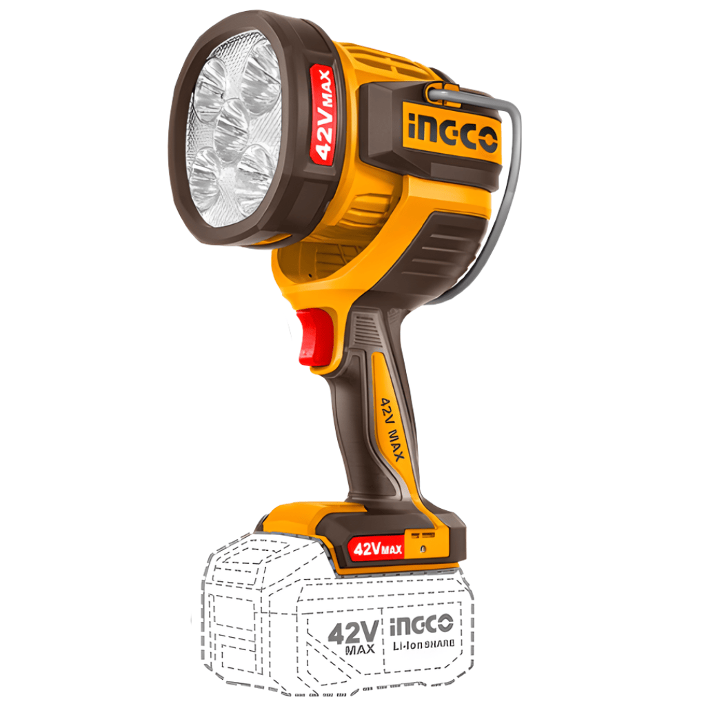 Ingco Outdoor Lighting Ingco Lithium-Ion Cordless Portable Work Lamp 42V -  CWLI42896
