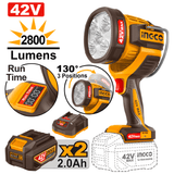 Ingco Outdoor Lighting Ingco Lithium-Ion Cordless Portable Work Lamp 42V -  CWLI42896