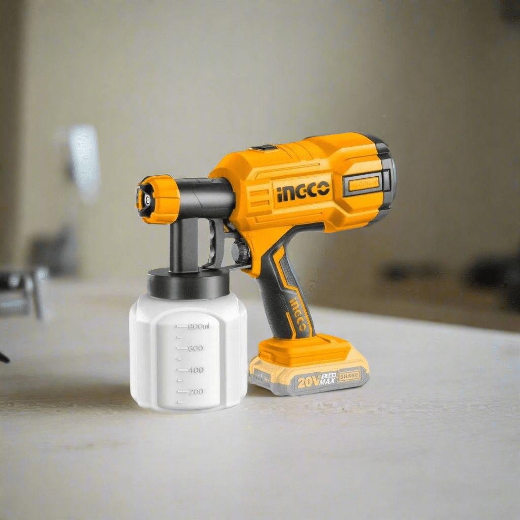 Ingco Spray Gun Ingco Lithium-Ion Cordless Spray Gun 20V 2.0Ah - CSGLI2003