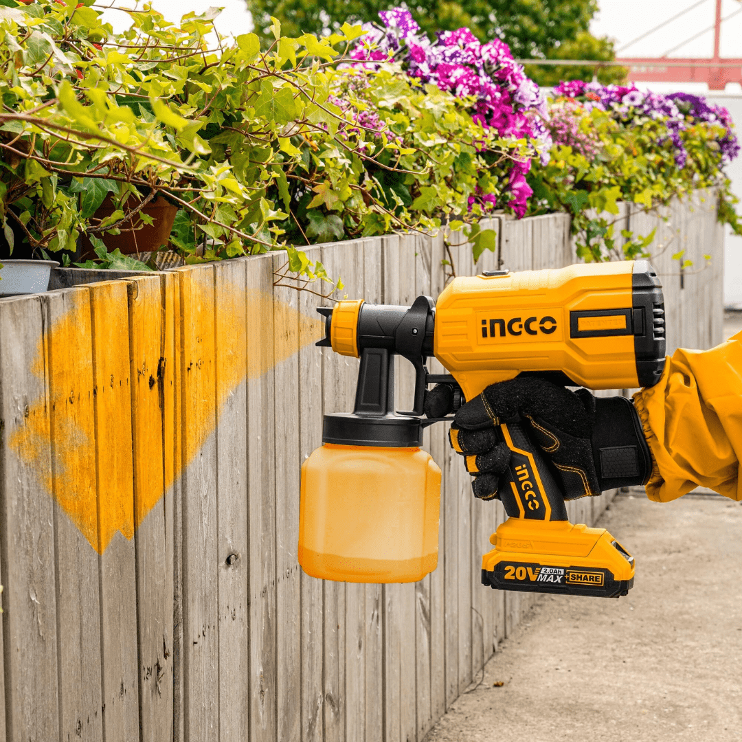 Ingco Spray Gun Ingco Lithium-Ion Cordless Spray Gun 20V 2.0Ah - CSGLI2003