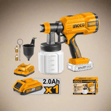 Ingco Spray Gun Ingco Lithium-Ion Cordless Spray Gun with 20V 2.0Ah Battery & Charger - CSGLI20406
