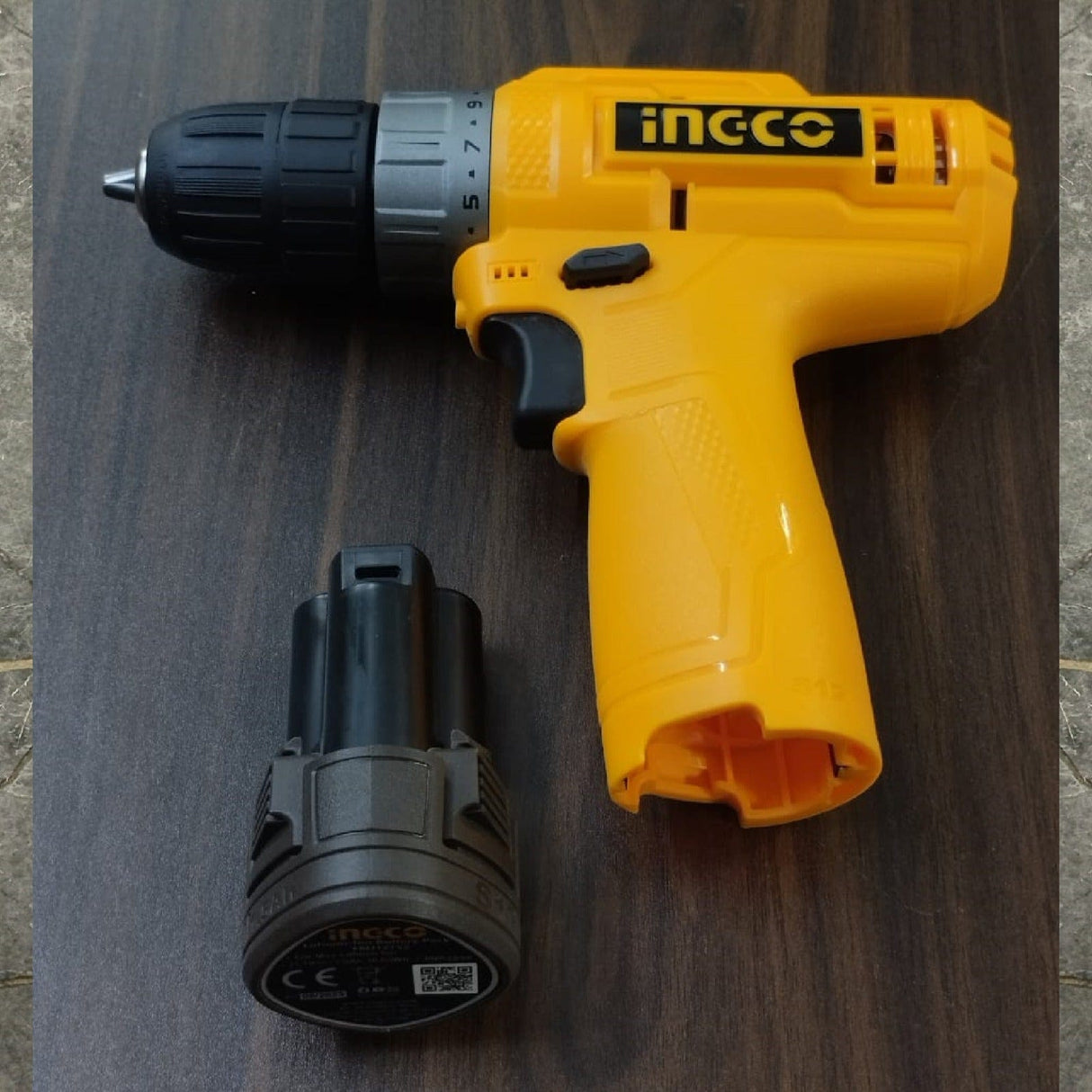 Ingco Drill Ingco Lithium-Ion Cordless with 12V 1.5Ah Battery - CDLI12428