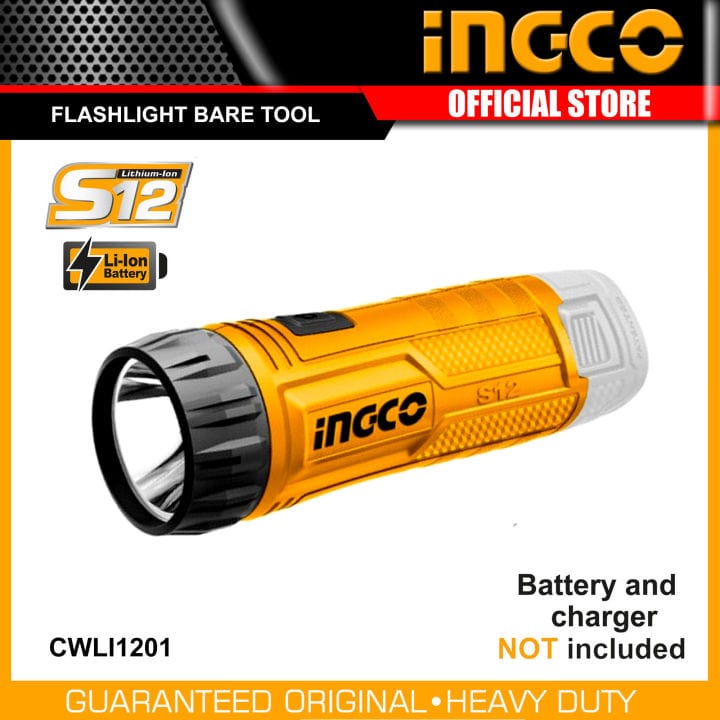 Ingco Specialty Safety Equipment Ingco Lithium-Ion Flashlight 12V - CWLI1201