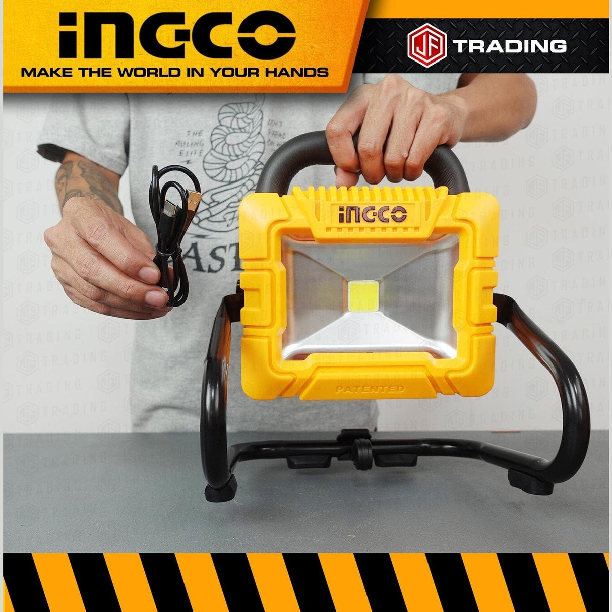 Ingco Specialty Safety Equipment Ingco Lithium-Ion Portable Lamp 3.6V - HRLF4415