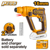 Ingco Drill Ingco Lithium-Ion Rotary Hammer 16mm - CRHLI20168