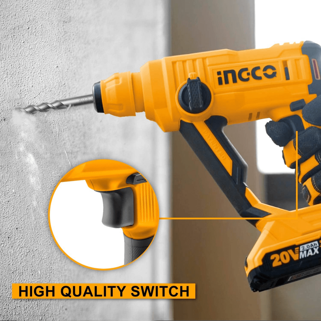 Ingco Drill Ingco Lithium-Ion Rotary Hammer - CRHLI1601