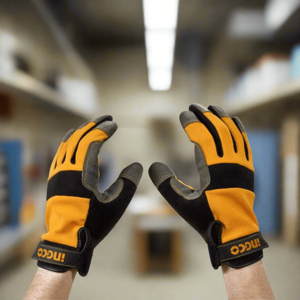 Ingco Work Gloves Ingco Mechanic Gloves – Size XL – HGMG01-XL