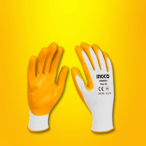 Ingco Work Gloves Ingco Nitrile Coated Gloves - HGNG04 & HGNG04.L