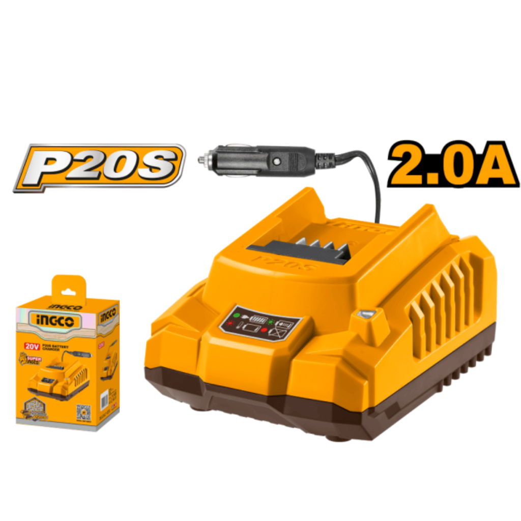 Ingco Batteries & Chargers Ingco P20S Battery Charger 20V 2A Output  - FCLI2012